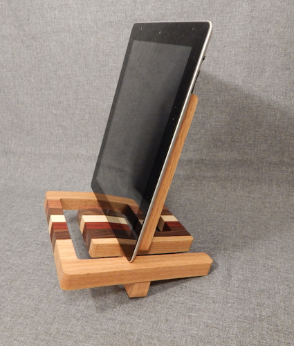 Stand holding tablet